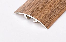 Порог (стык) Русский профиль  разноуровневый декорированный с дюб, 30*2700 мм, Дуб медовый